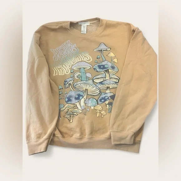 Urban Outfitters | UO Project Social T Warm Happy Thoughts Pullover Sweatshirt - Picture 2 of 3